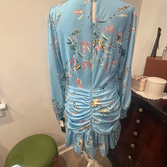 RACHEL Rachel Roy Floral Blue Dress - Picture 2 of 11